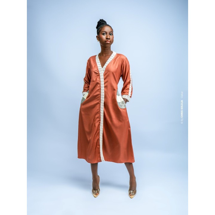 Robe Elaya - Marron clair